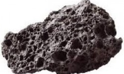 Black lava-rock
